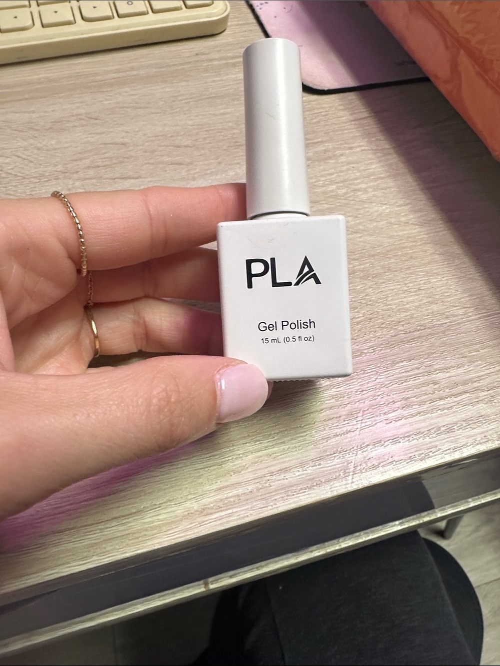 Paris lash academy gel polish blush on baby- 206 good condition
